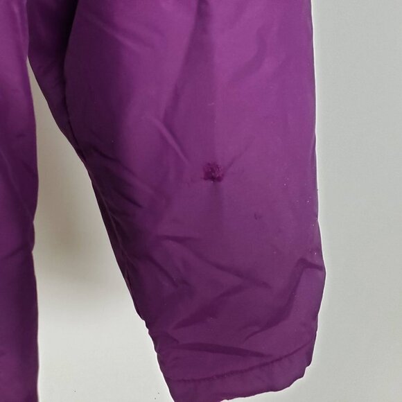 LL Bean Penobscot Parka Thinsulate Vintage Purple Winter Removable Hood Womens L - Picture 12 of 12